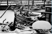 Winterimpressionen vom Kutterhafen in den 60er Jahren