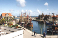 Blick von Appartement 3 auf den Hafen